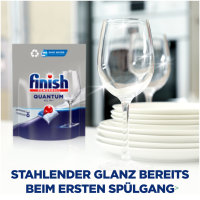 Finish Quantum All in 1 Regular Spülmaschinen Tabs Maxipack 3er Pack (3x58 Stk. Packung) + usy Block