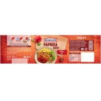 Homann Paprika Sauce Balkan Art 3er Pack (3x400ml Glas) + usy Block