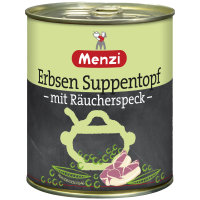 Menzi Erbsen Suppentopf mit Räucherspeck (800ml Dose)