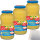 Gut&Günstig Apfelmus ohne Zuckerzusatz 3er Pack (3x710g Glas) + usy Block