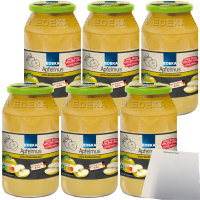 Edeka Apfelmus ohne Zuckerzusatz 6er Pack (6x710g Glas) +...