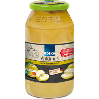 Edeka Apfelmus ohne Zuckerzusatz 6er Pack (6x710g Glas) + usy Block