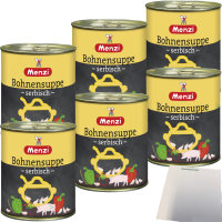 Menzi Serbische Bohnensuppe 6er Pack (6x800ml Dose) + usy...