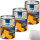 Edeka Tortenpfirsiche in Schnitten erntefrisch verarbeitet 3er Pack (3x410g Dose) + usy Block