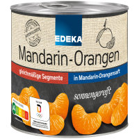 Edeka Mandarin-Orangen kernlos in Mandarin-Orangensaft 3er Pack (3x300g Dose) + usy Block