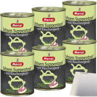 Menzi Erbsen Suppentopf mit Räucherspeck 6er Pack...