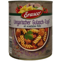 Erasco ungarische Gulaschtopf mit aromatischem Pfeffer 3er Pack (3x800g Dose) + usy Block