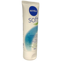Nivea Softcreme erfrischende Feuchtigkeitscreme in der Tube 6er Pack (6x75ml) + usy Block