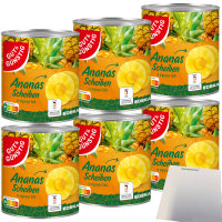 Gut&Günstig Ananas Scheiben in eigenem Saft 6er...