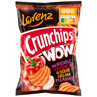 Lorenz Crunchips WOW Paprika & sour Cream geriffelte...