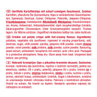 Lorenz Crunchips WOW Jalapeno & Sour Cream geriffelte Kartoffelchips VPE (10x110g Beutel) + usy Block