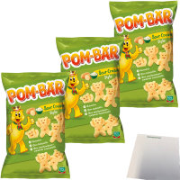 Pom-Bär Sour Cream Kartoffelsnack 3er Pack (3x75g...