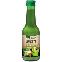 Edeka Bio Limettensaft 100% Direktsaft ideal zum Mixen und Würzen 3er Pack (3x200ml Flasche) + usy Block