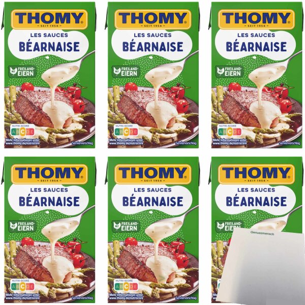 Thomy Les Sauce Bernaise 6er Pack (6x250ml Packung) + usy Block