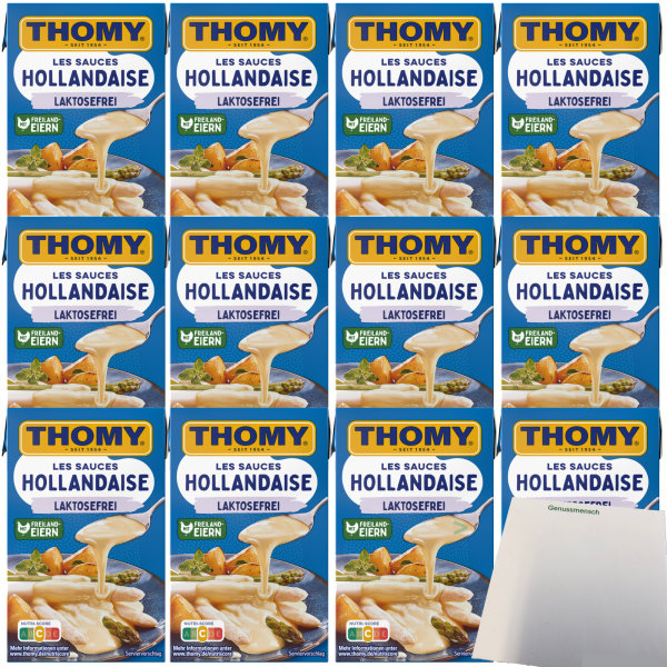 Thomy Les Sauce Hollandaise Lactosefrei VPE (12x250ml Packung) + usy Block
