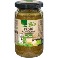 Edeka Bio Pesto alla Genovese mit Basilikum 3er Pack...