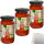 Edeka Bio Pesto Rosso mit Olivenöl 3er Pack (3x190g Glas) + usy Block