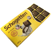 Schogetten für Kinder mit Milch und Calcium 3er Pack (3x100g Packung) + usy Block