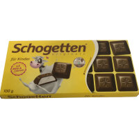 Schogetten für Kinder mit Milch und Calcium 6er Pack (6x100g Packung) + usy Block