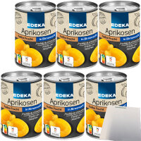 Edeka Aprikosen halbe Frucht in Traubensüße...