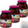 Edeka Himbeeren gezuckert 3er Pack (3x340g Glas) + usy Block