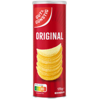 Gut&Günstig Stapelchips Original mit Salz verfeinert (175g Dose)