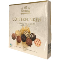 Wiebold Götterfunken Trüffelpralinen ohne Alkohol 6er Pack (6x200g Packung) + usy Block