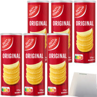 Gut&Günstig Stapelchips Original mit Salz...