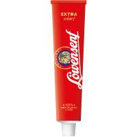 Löwensenf Extra Senf extra scharf 3er Pack (3x200ml Tube) + usy Block