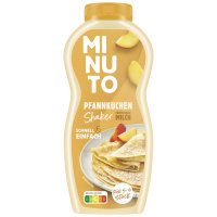 Minuto Shaker Pfannkuchen Mischung einfach und schnell 6er Pack (6x205g Shaker) + usy block