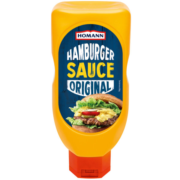 Homann Hamburger Sauce The Original (450ml Kopfstehflasche)