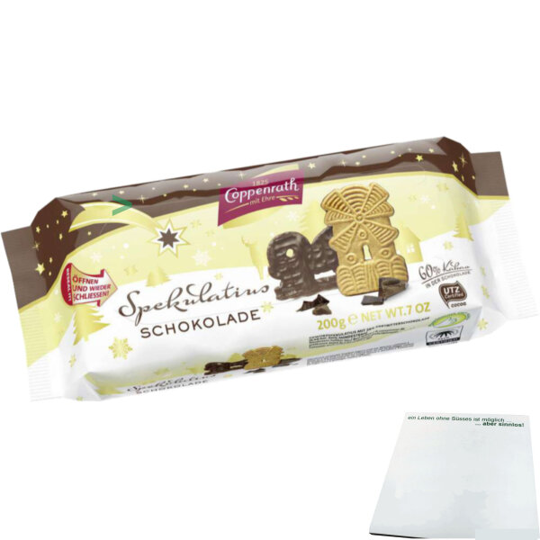 Coppenrath Spekulatius mit Schokolade (1x200g Packung) + usy Block